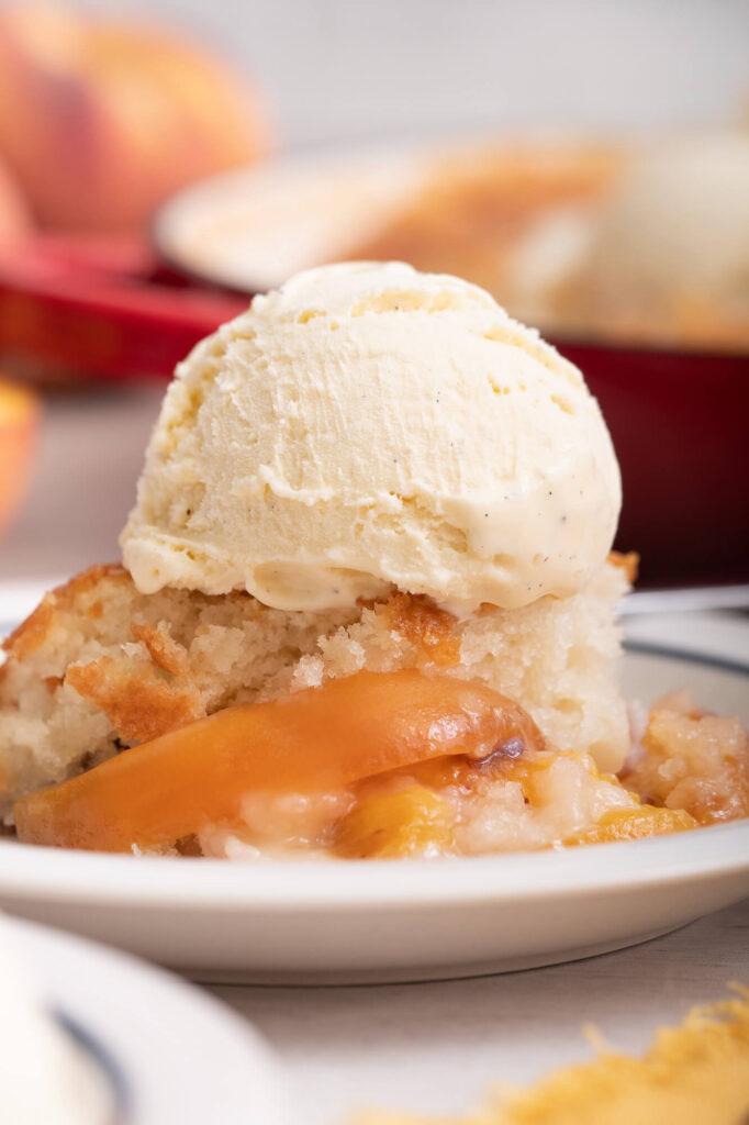 Cranberry and Pear Cobbler with Snickerdoodle Crumble Topping