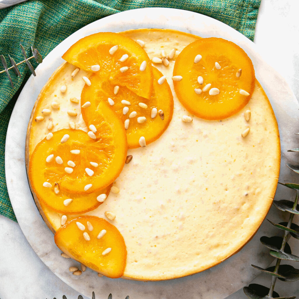 Meyer Lemon Ricotta Cheesecake